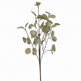 Umělá rostlina Větev eukalyptu 48 cm vysoká zelená JAKO ŽIVÁ