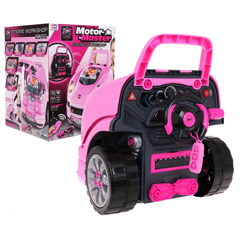 Dílna pro mladého mechanika růžová