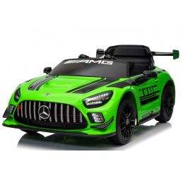 Mercedes GT3 Evo ZELENÝ Měkká kola Eva, měkká sedačka Licence Lithium-iontová baterie