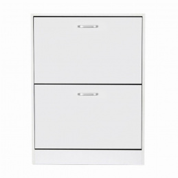 Botník se 2 přihrádkami - bílý