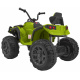 Čtyřkolka ATV 2.4GHz baterie pro děti Zelená + Dálkové ovládání + EVA kolečka + MP3 rádio + Pomalý start