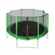 Aga SPORT PRO Trampolína 366 cm Světle zelená + ochranná síť + žebřík