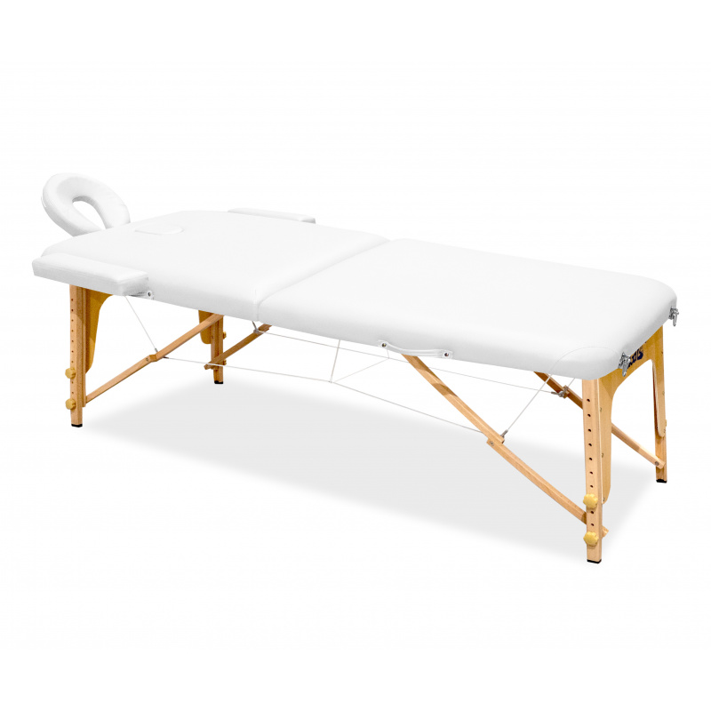 Aga Dřevěné masážní lehátko MR6150 Bílé