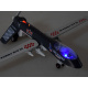 Kovový DRON vojenský bojový zvuk ZA4327 SZ