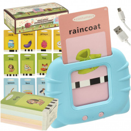 Aga Zvuková čtečka pro vzdělávací karty + 112 ks Modrá