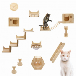 Hřiště pro kočku 11 prvků lezecká stěna
