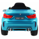 BMW X6M Elektrické dětské auto Modrá barva + dálkové ovládání + EVA + pomalý start + audio + LED dioda