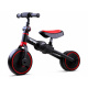 TINY BIKE Tříkolka/Odrážedlo 3v1 SP0663 Černo-červená