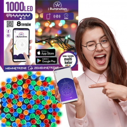 1000LED VÍCEBAREVNÉ LAMPY - OVLÁDANÉ TELEFONEM