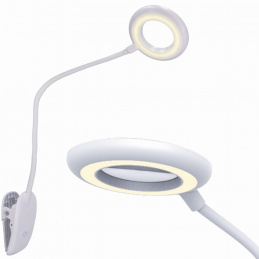 LED stolní lampa s klipem
