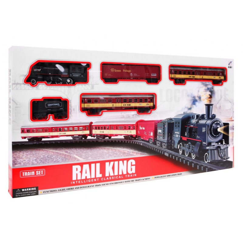 Zvuk a kouř vlaku 2 smyčky