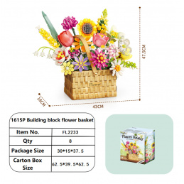 Sada Kostek Jarní Kytice v Košíku 1615ks.