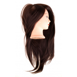 Aga Kadeřnická hlava - školení - přírodní vlasy hnědé