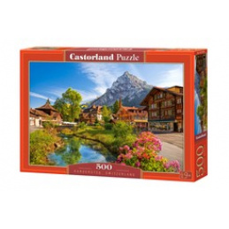 CASTORLAND Puzzle 500 dílků - Kandersteg, Švýcarsko