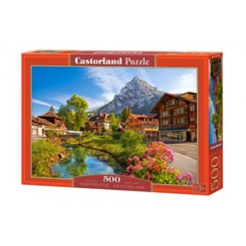 CASTORLAND Puzzle 500 dílků - Kandersteg, Švýcarsko