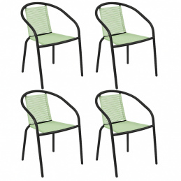 4 x Zahradní křeslo Bistro - provázkové