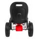 ABARTH šlapací motokára pro děti Červená + EVA kola + ruční brzda + volnoběh