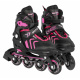 Sada kolečkových bruslí 4 v 1 Brusle pro děti velikost 29-33 růžová