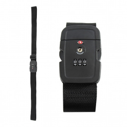 Aga Cestovní kódový TSA popruh Černý