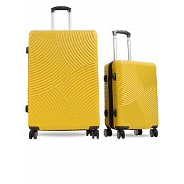 Aga Travel Sada cestovních kufrů Žlutá, vel. L + S, 6CZ016 - II. JAKOST
