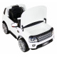 Land Rover Discovery Elektrické dětské auto bílé + dálkové ovládání + EVA kola + pomalý start + rádio MP3