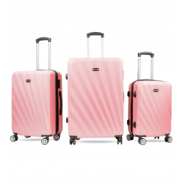 Aga Travel Sada cestovních kufrů MR4653 Růžová