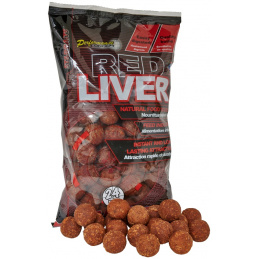 Starbaits Boilie potápivé Red Liver 24mm 1kg