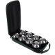 Petanque sada 8 koulí obal nylon 7,3cm ISO