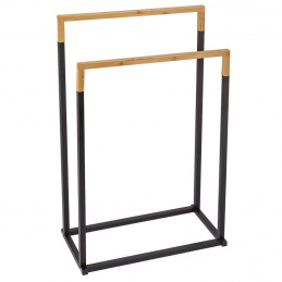 Držák na ručníky černý