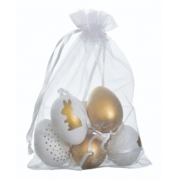 Sada 6 velikonočních vajíček k zavěšení