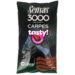 Sensas Krmítková směs 3000 Carp Tasty Strawberry 1kg