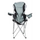 Zahradní a kempingová židle polstrovaná šedá Malatec 2300