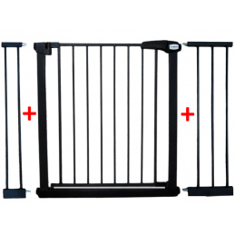 BRANKA ZABEZPEČUJÍCÍ S3 ČERNÁ na schody, dveře 79-115 cm rozpěrná ochranná