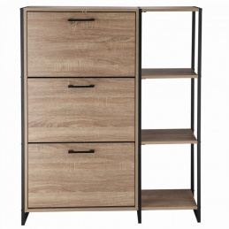 Skříňka na boty 3 komorová - loftová