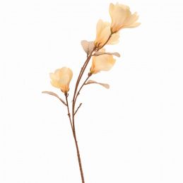 Umělá rostlina Větev Magnolie 82 cm výška krémová JAKO ŽIVÁ
