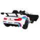 BMW M6 GT3 Autíčko na baterie pro děti Bílé + ventilace + zvuky MP3 Světla + dálkové ovládání