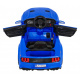 GT Sportovní autíčko na baterie pro děti modré + dálkové ovládání + pomalý start + nosič zavazadel + MP3 LED dioda