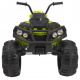 Čtyřkolka ATV 2.4GHz baterie pro děti Zelená + Dálkové ovládání + EVA kolečka + MP3 rádio + Pomalý start