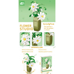 Sada Kostek Bílé Květiny 571ks.