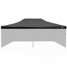 Aga Střecha k prodejnímu stánku 3x6m Černá