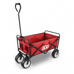 Aga Skládací přepravní vozík MR4620 Červený