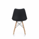 Aga 2x Jídelní židle MR2035 Černá