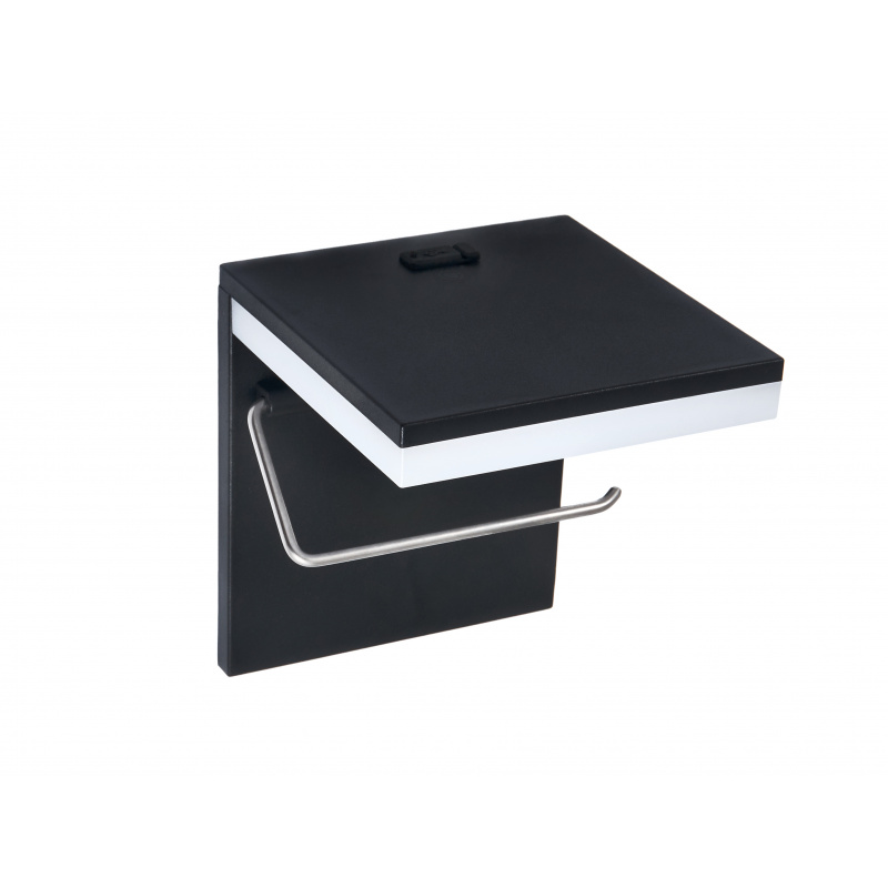 LED držák na toaletní papír s USB 5W - studená bílá