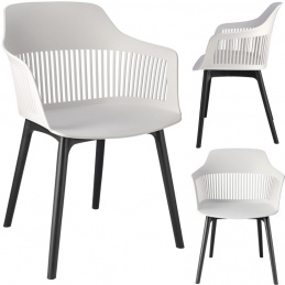 Plastová židle CORNIDO bílá