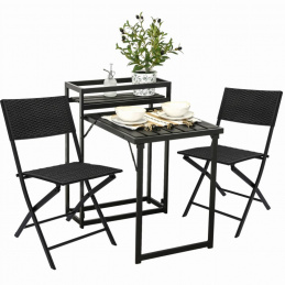 Nábytek na balkon sada 2 židle a stůl