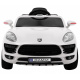 Turbo-S bateriové auto pro děti Bílé + Dálkové ovládání + Pomalý start + EVA kola + Rádio MP3