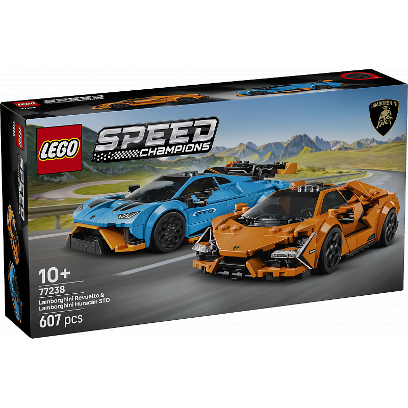 LEGO® Speed Champions 77238 Lamborghini Revuelto a Huracán STO