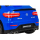 Mercedes Benz GLC63S pro děti Modrá + dálkové ovládání + pohon 4x4 + MP3 LED + EVA + pomalý start