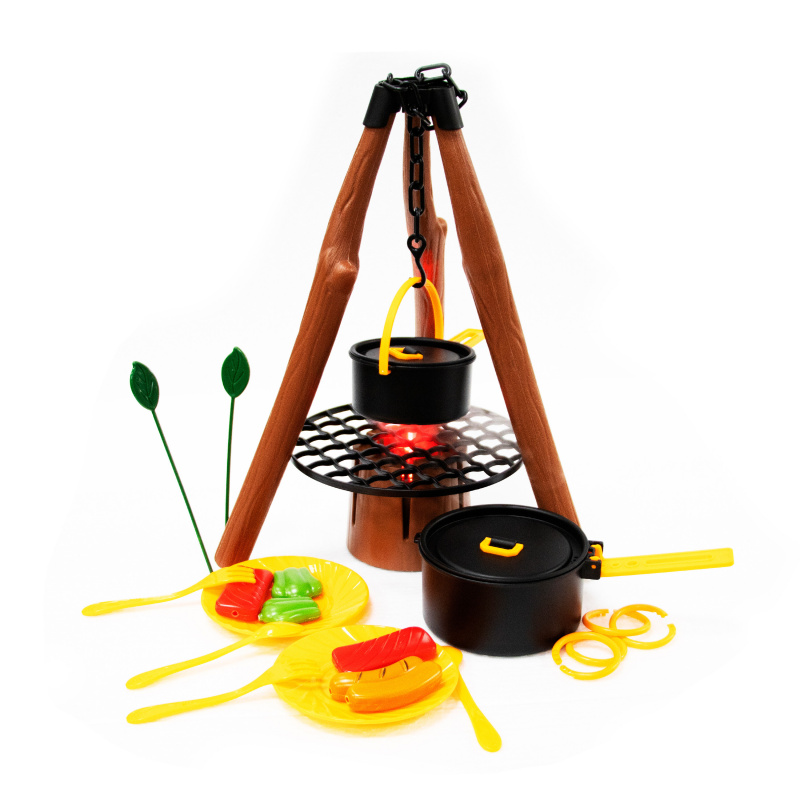 Aga4Kids Dětská trojnožka s kotlíkem MR1366