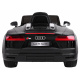 Audi R8 Spyder na baterie Lak černá + Dálkové ovládání + EVA + Pomalý start + Rádio MP3 + LED dioda